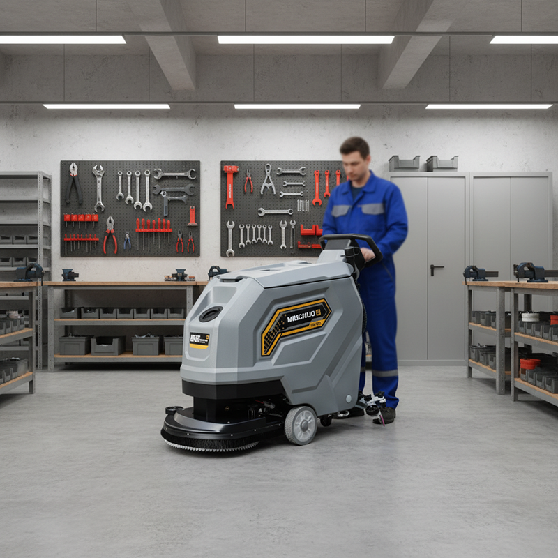 How Push Floor Scrubbers Improve Workplace Hygiene and Safety