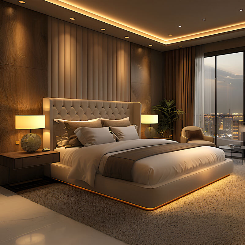 Light Strips: Illuminating the Warmth of the Bedroom