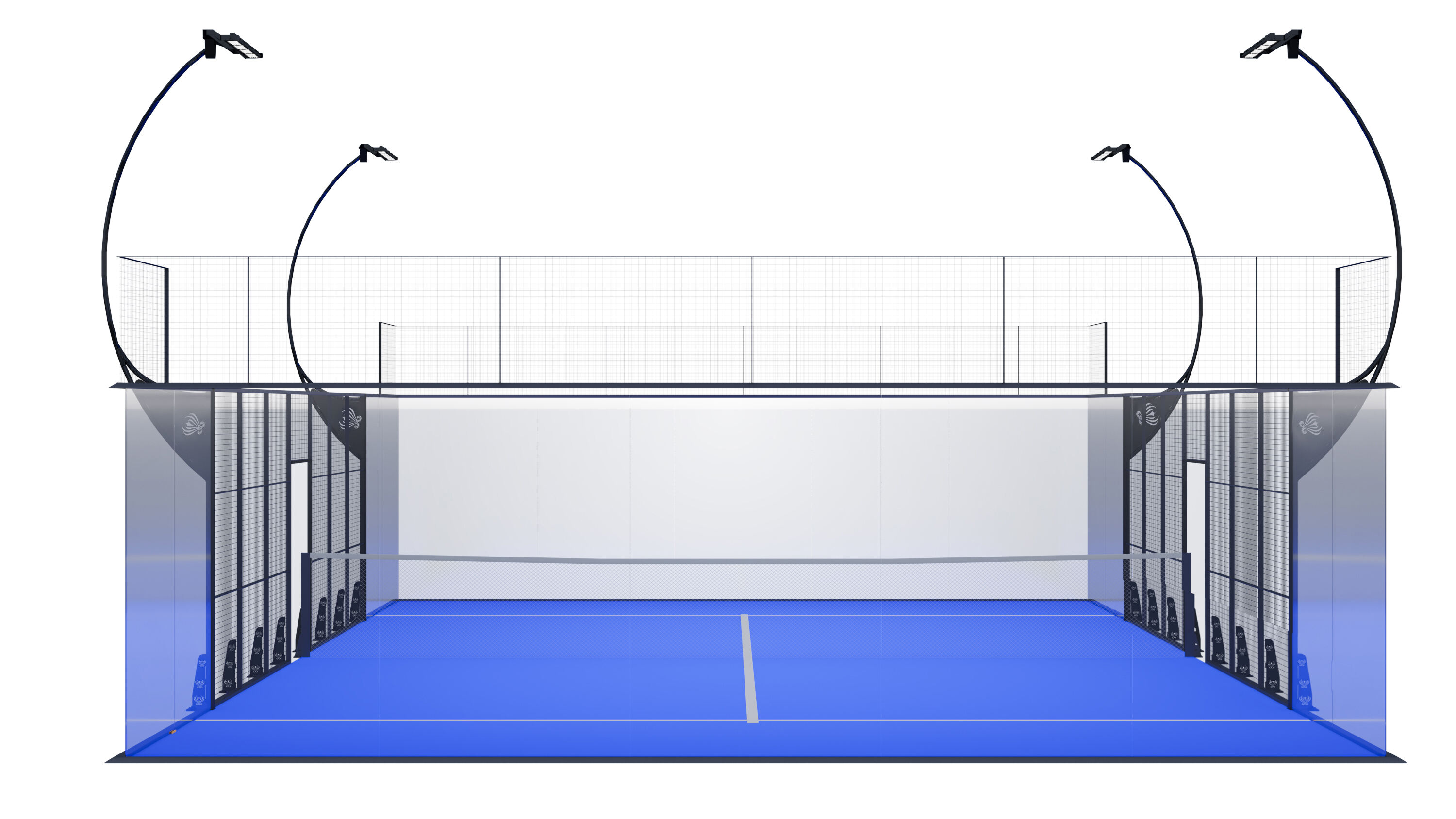 Super panoramic padel court03 details