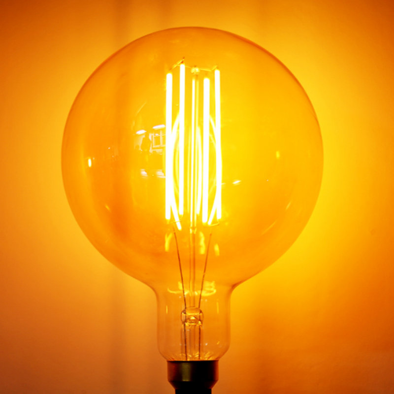 G300 na Malalaking Transparent na Salamin na LED Bulb para sa Ilaw na Dekorasyon sa Tahanan