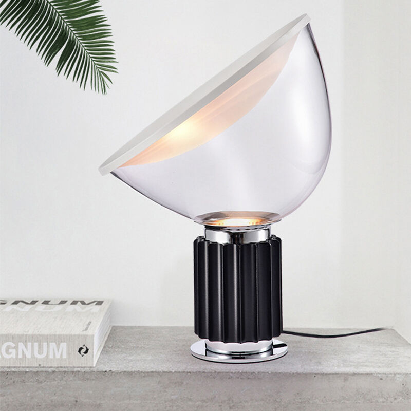 Italian radar Design Personalized Glass Cover Metal Base Decorative Table Lamp