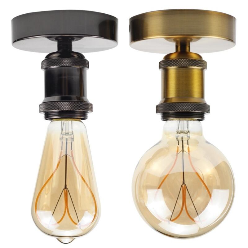 Vintage E27 Screw-Base Ceiling and Wall Sconce Light Socket