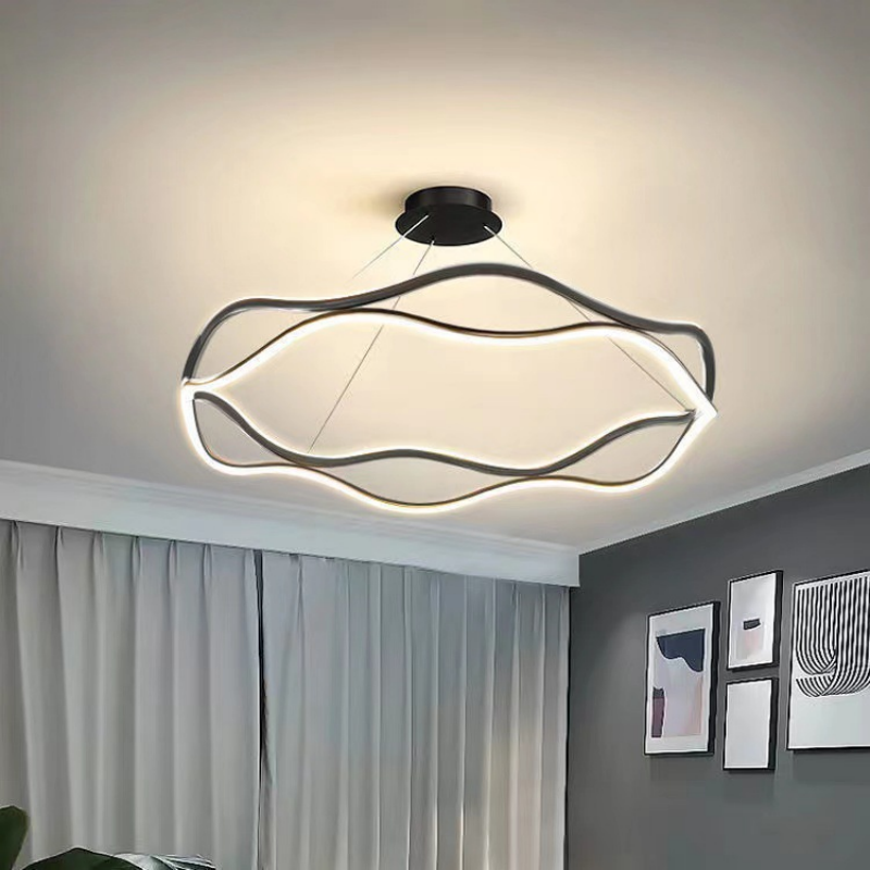 Irregular Shape Minimalist Modern Chandelier for Living Room Dining Room