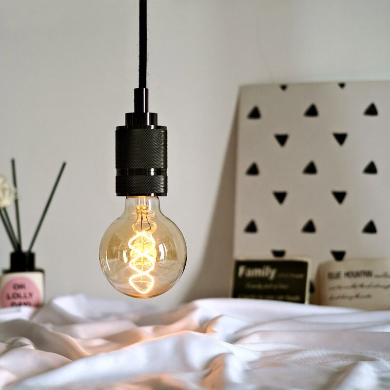 Retro G80 Double-Helix Bulb Dimmable LED Flexible Filament Decorative Lighting