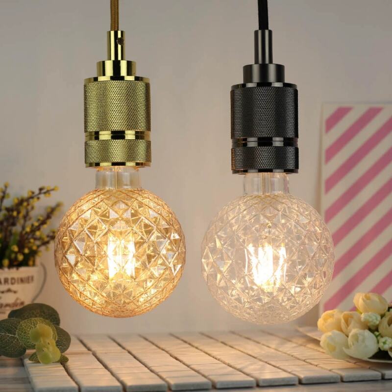 95Pumpkin Clear Soft Filament LED Bulb for Bar Restaurant Decor  Lighting