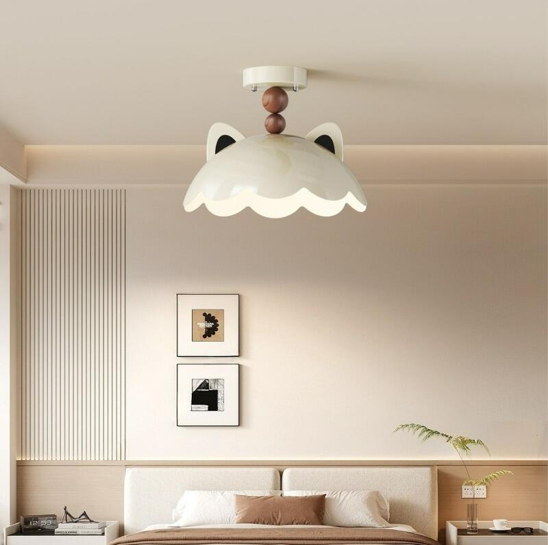 Eggshell Ceiling Light Full Spectrum Eye Protection for Study Bedroom Children's Room Light