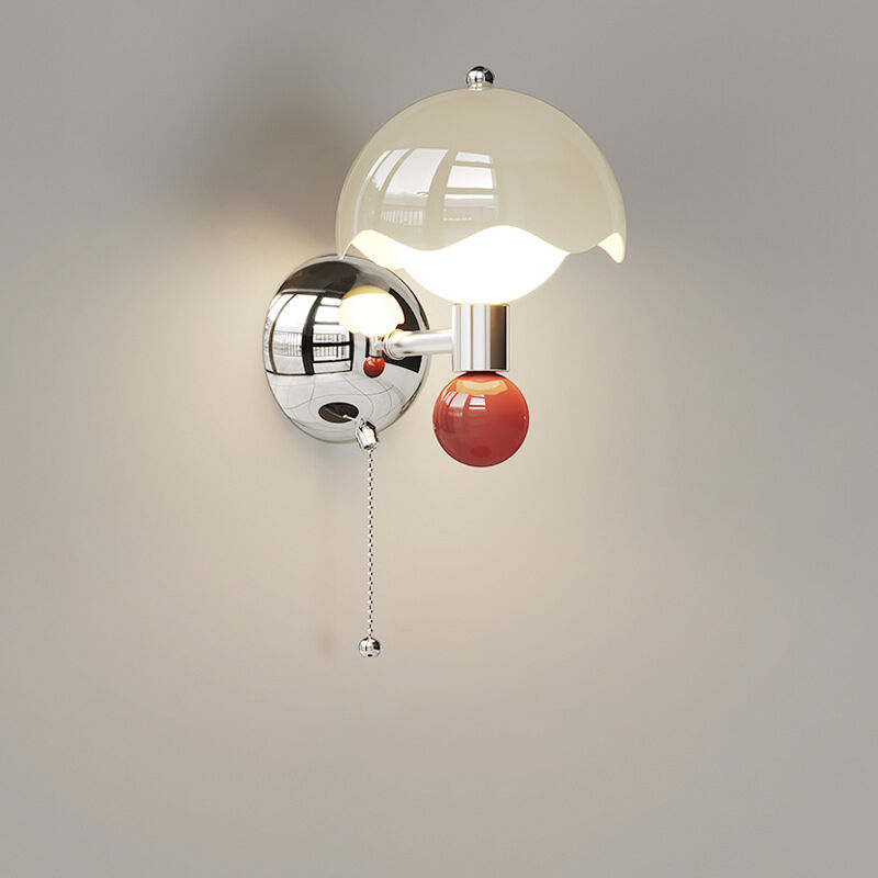 Új gomba alakú falilámpa gyerekeknek és hálószobákba, középkori stílusú nappaliba