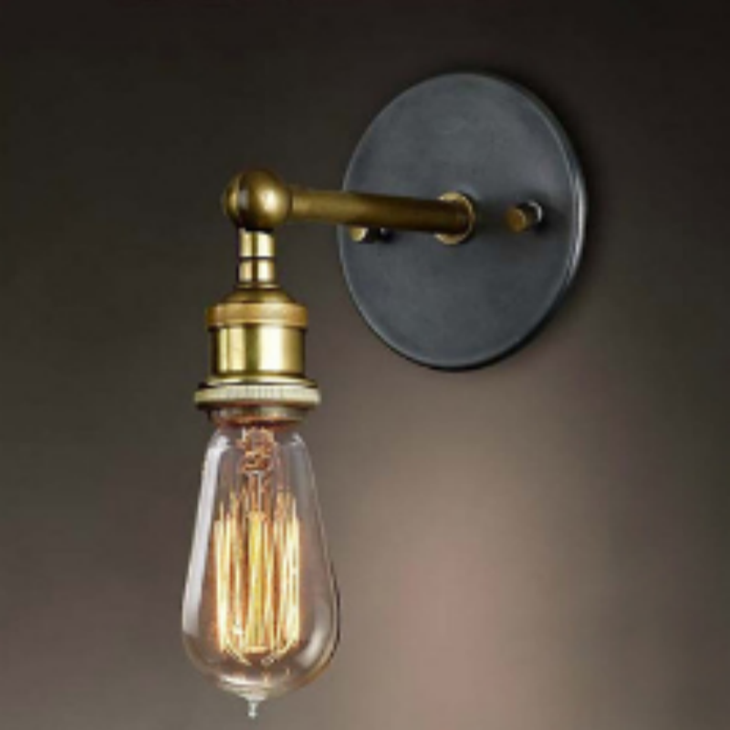Vintage American Industrial Adjustable Wall Lamp for Home Decor Lighting