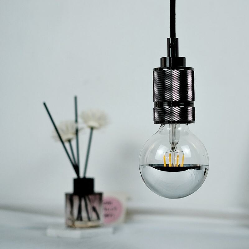 G80 Semi-plated Multicolor LED Filament Bulb for Hotel Home Decor