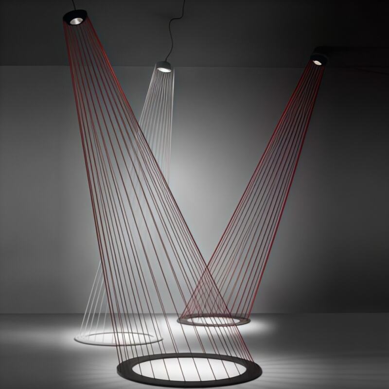 Designer Lamp European Style Modern Minimalist Rope Chandelier Handware Shade for Living Room Stairway Decor