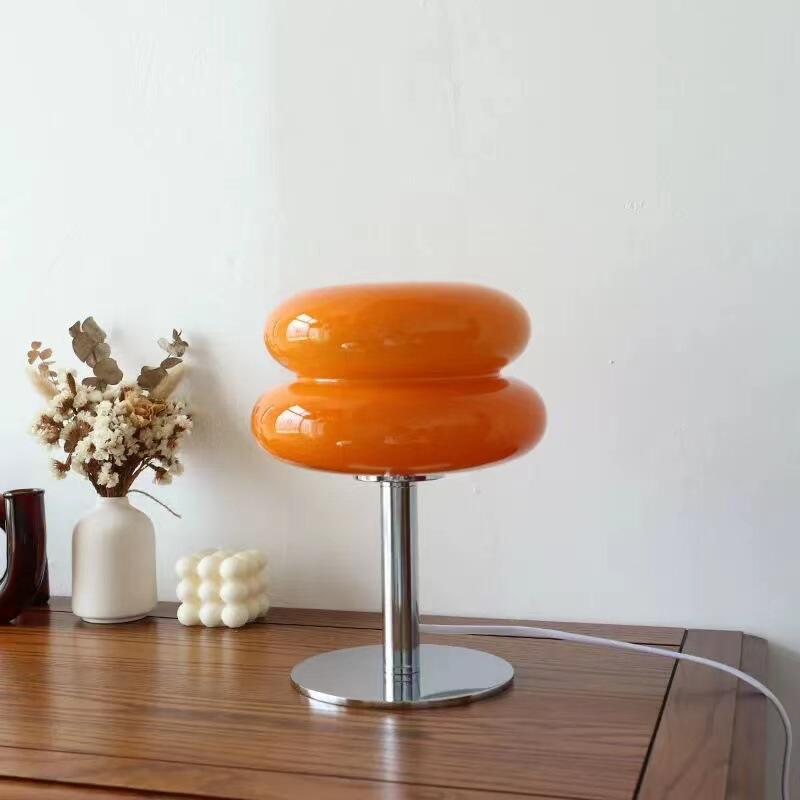 Nordic Macaron Egg tart Glass Cream Style Living Room Ins Style Decorative Light