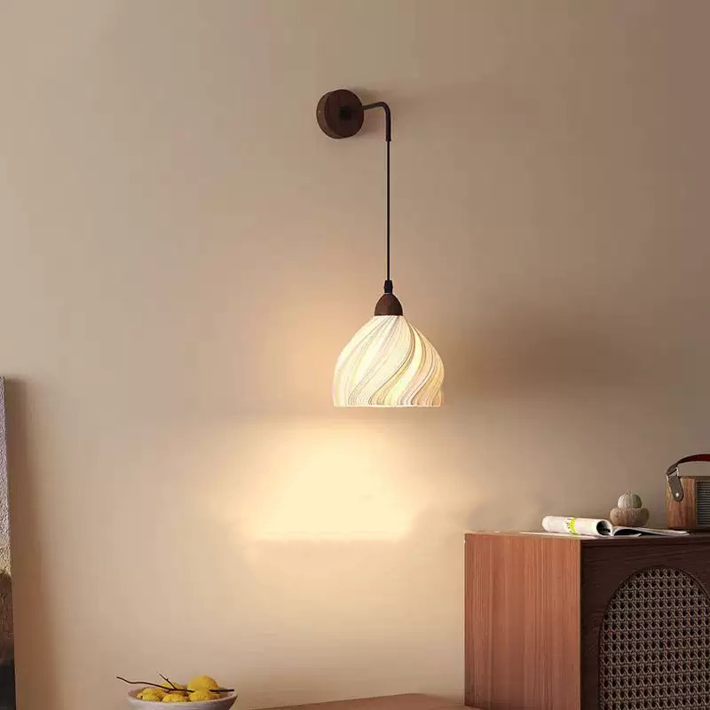 مصباح جداري قديم الطراز فني أنيق على شكل تنورة، مناسب للممر وغرفة المعيشة وغرفة النوم وخزانة الملابس الواسعة