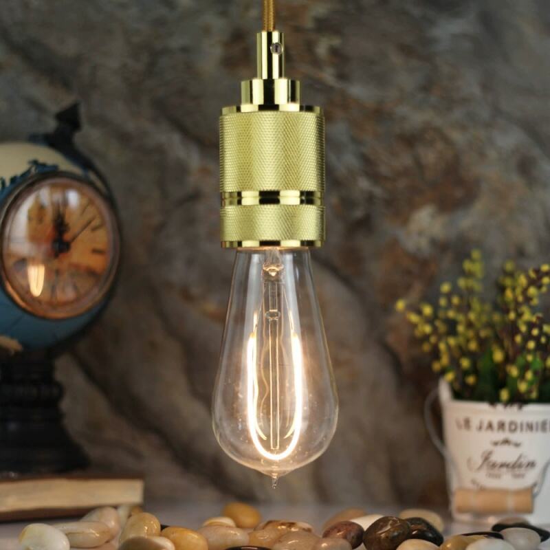 ST19 Pointed LED Bulb U-shaped Filament Dimmable Warm Light Bulb