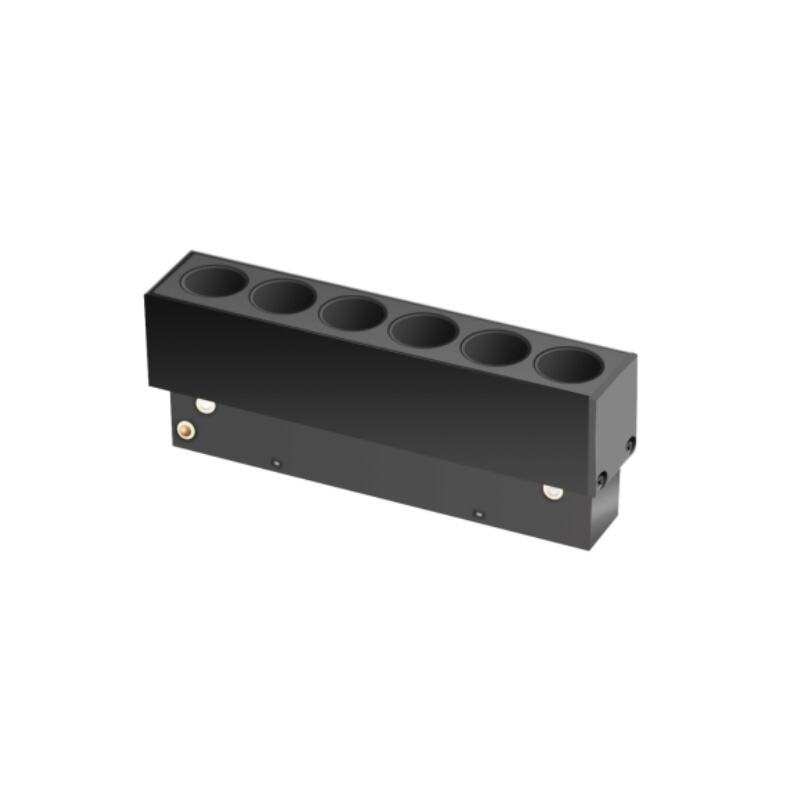 6W 6-Head Magnetic Grille Spotlight 24° Bridgelux Chip for Accent Lighting