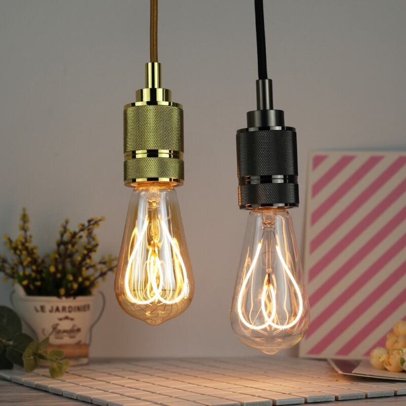 ST64 Heart-shaped LED Filament Bulb for Decor Lighting Dimmable Light