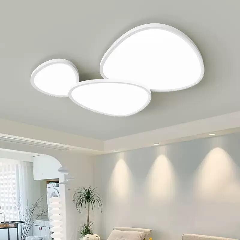 Artistic Cloud-Style Eye-Protective Living Room Ceiling Lamp