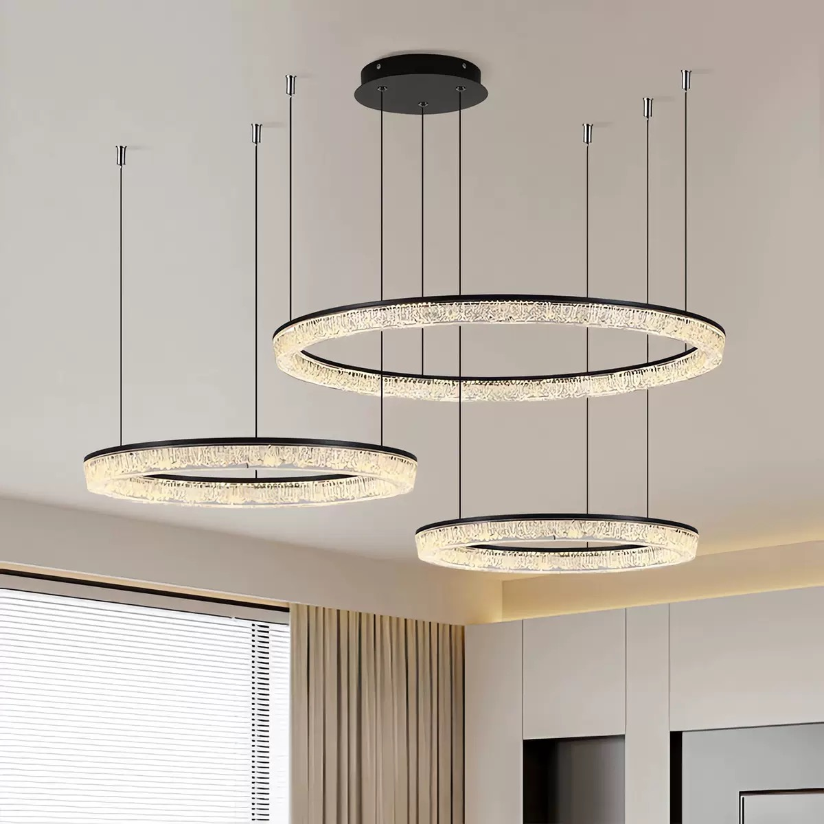 Italian Minimalist Chandelier for Living Room Dining Room Bedroom Decor