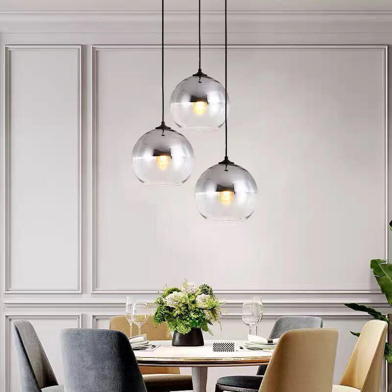 Модерно стакло кружно двобојне електроплатиране комбинације везуће светло за кућу