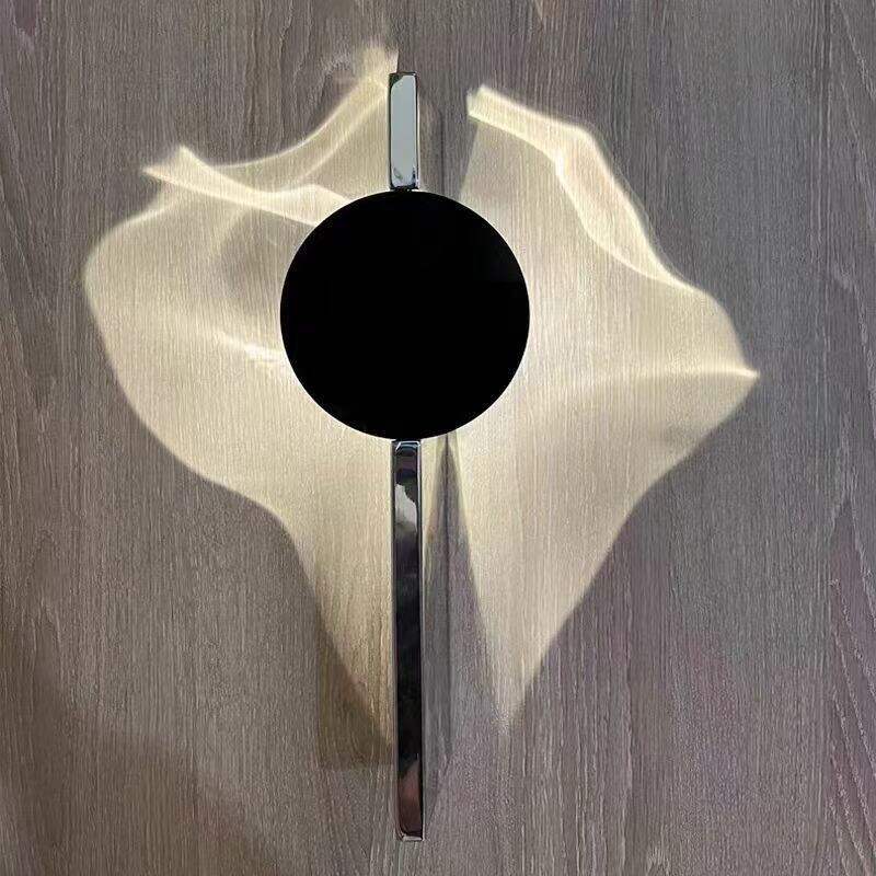 Minimalist Creative Ripple Water Pattern Rotating Ambiance Entranceway Wall Lamp