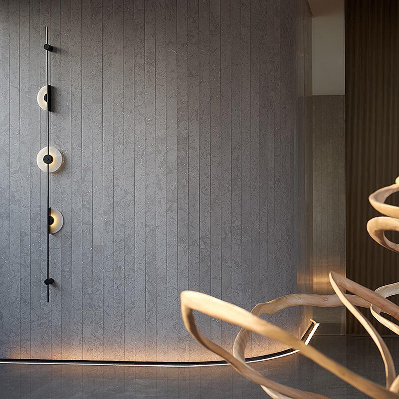 Nordic Modern Custom Minimalist Indoor Bedroom Aisle Black Long Strip Wall Light