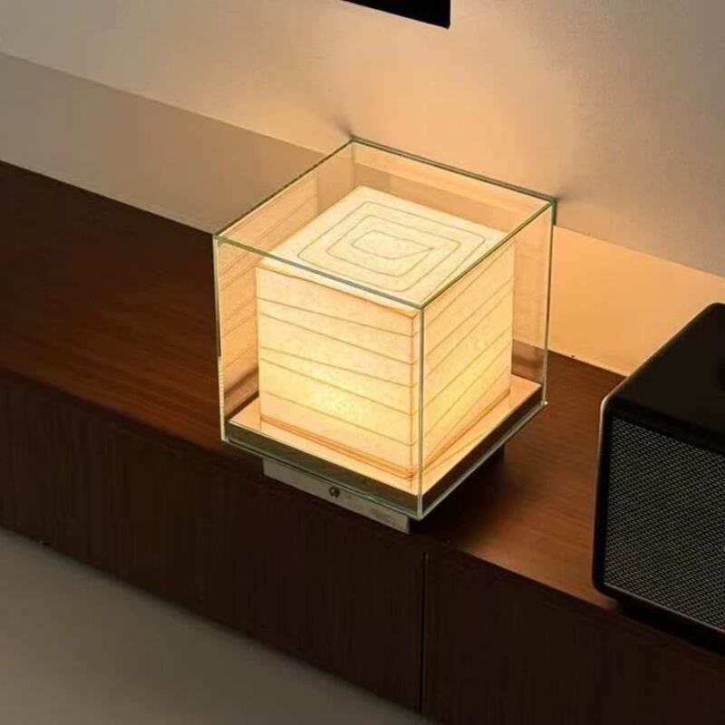 Firkantet skrivebordslampe, minimalistisk designerlampe, luksuslampe til soveværelse og sengebord, opladningslampe til væg til hotel, hjem, restaurant og bar