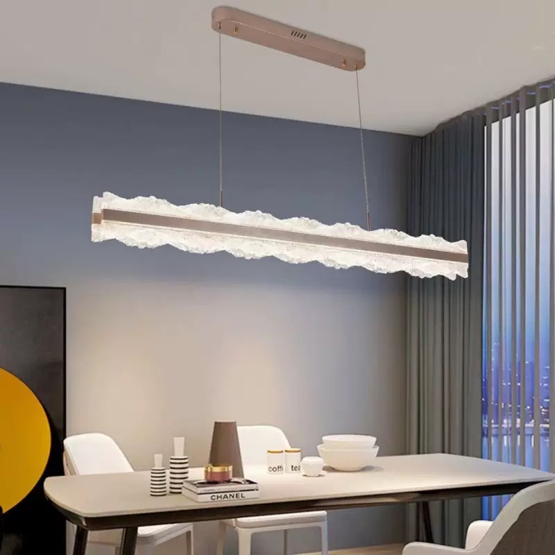 Modern Minimalist Light Luxury Crystal Dining Pendant Light for Home Decor