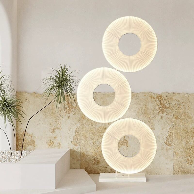 Modern Circle Floor Lamp Designer Decorative Standing Lamp for Living Room Bedroom