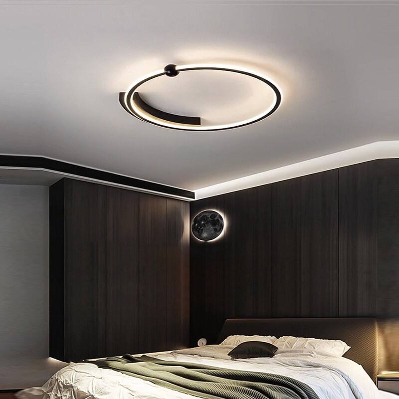Modern minimalist LED circular ceiling light for living room bedroom study room