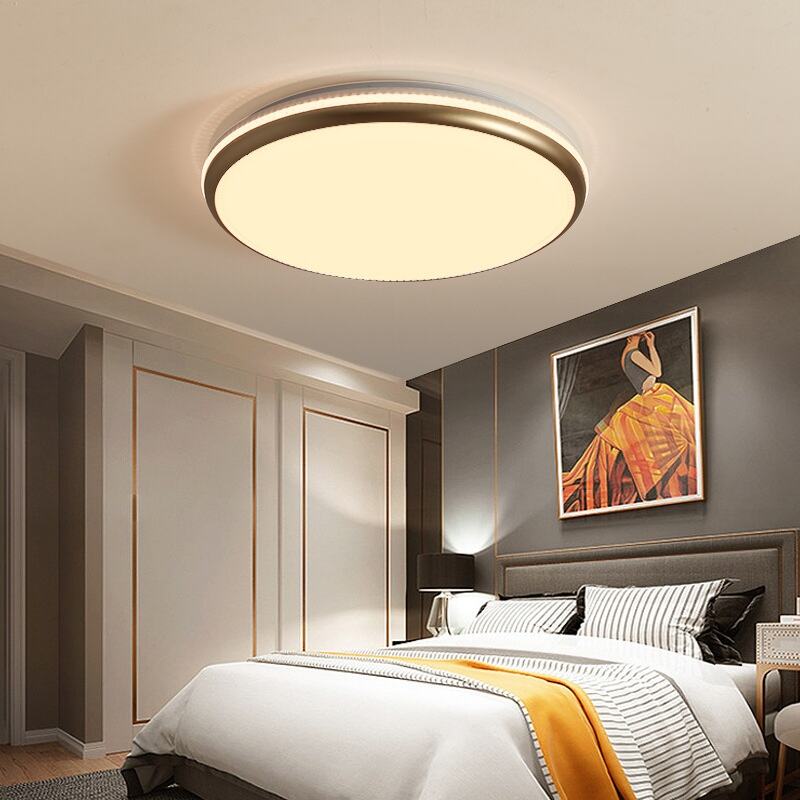 Luxury Gold LED Ceiling Light Ac+PC 220V Smart Ceiling Lamp for Foyer Balcony