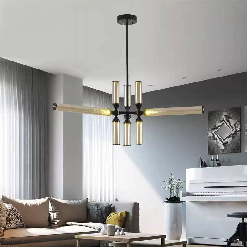 Light luxury Living Room Bedroom Hanging Lamp Post-modern Minimalist Chandelier Dining Room Pendant Light
