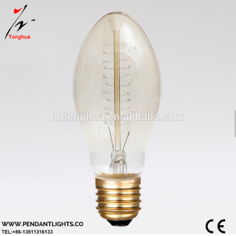 لمبة إديسون الكلاسيكية ذات الخيط الحلزوني الطراز B53 لإضاءة الديكور