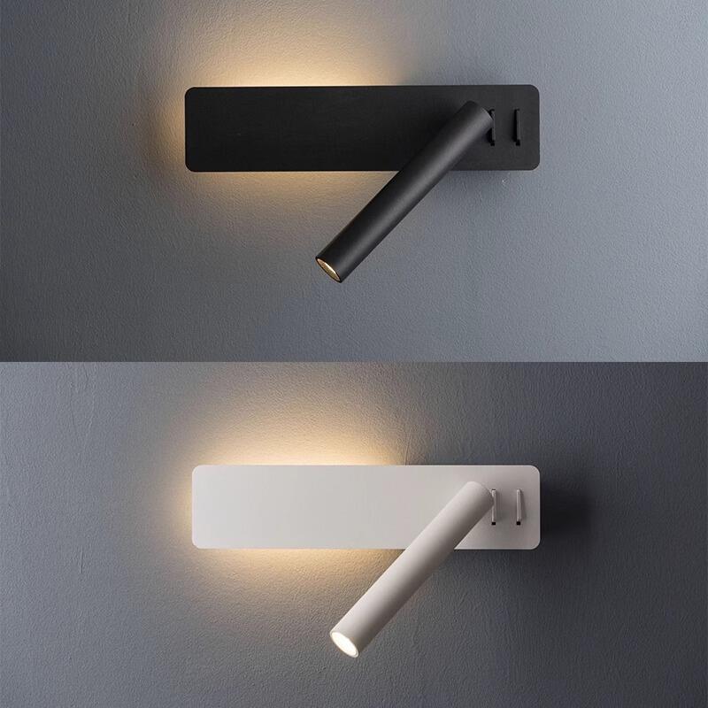 Linetype Headboard Indoor Surface Mounted Aluminum Frosted Led Flexible Wall Lamp