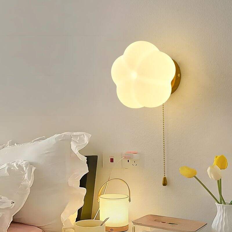 Კრემისფერი ალუმინის სრული სპექტრის თვალების დასაცავად შემდგენი LED კედლის ლამპა საძინებლისა და საცხოვრებლის ოთახისთვის