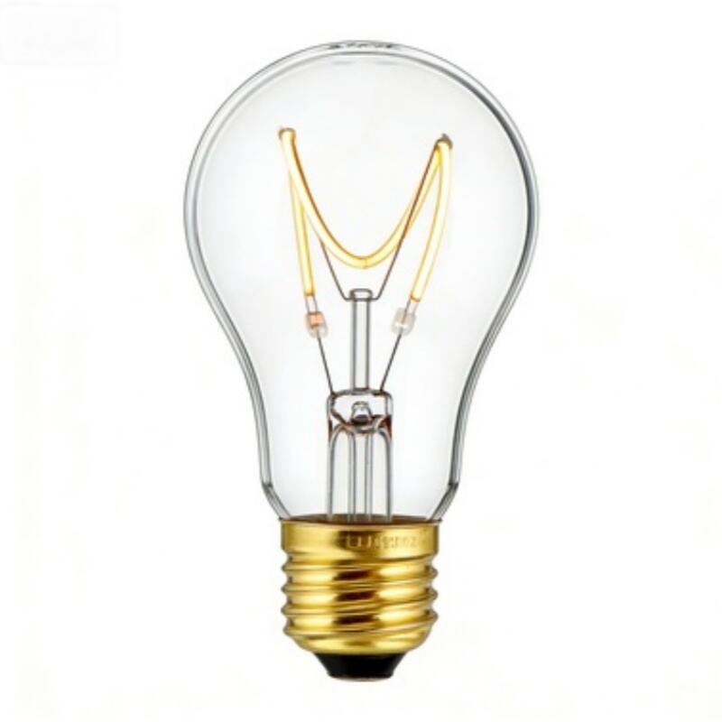 Malinaw na LED na Bulb na May Malambot na Filament na Modelo A19 para sa Pagpapaganda ng Ilaw sa Bar, Restaurant, at Tahanan