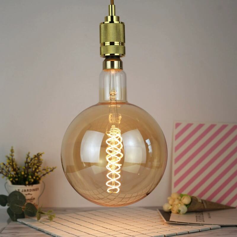 G200 Big Size Retro LED Bulb Warm Dimmable Light for Indoor