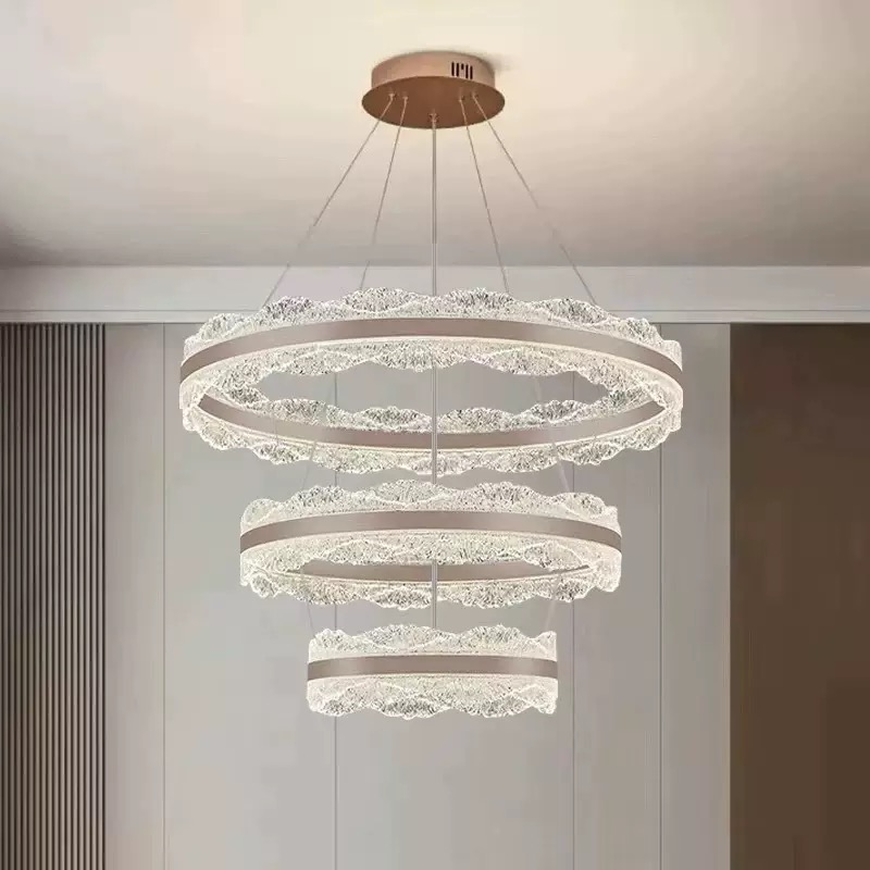 Italian Light Luxury Modern Minimalist Pendant for Living Room Dining Room Bedroom Features Adjustable Height Scandinavian