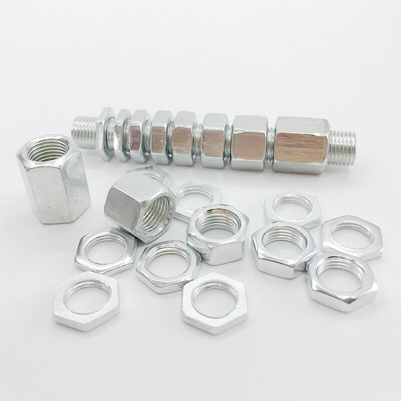 M10 na Hexagon na Manipis na Nuts bilang Aksesorya sa Pag-iilaw para sa Pagsasaayos ng Lampara