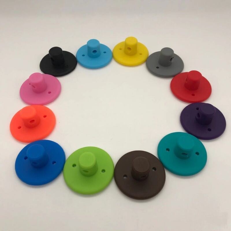 13-Kulay na Silicone na Wire Fixing Buckle para sa Flexible na Cable Management