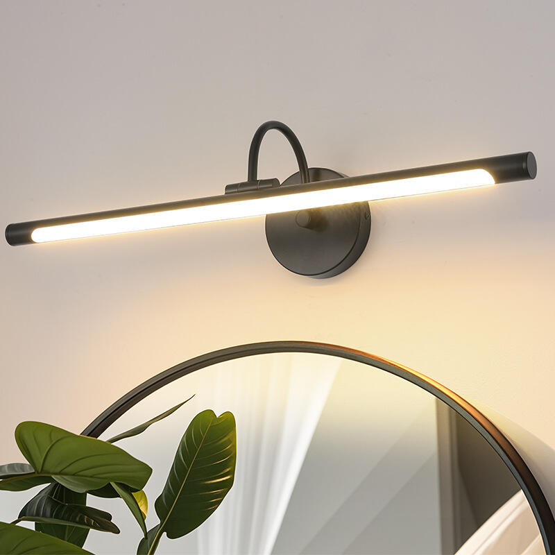 Mirror Bathroom Mirror LED Wall Art Light Strip Makeup Bathroom Bathroom Cabinet Wall Lamp