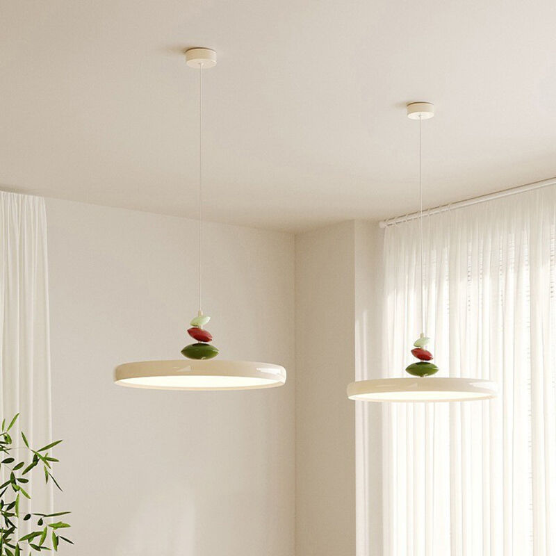 Једноставни ресторан Стрил крема Бели алуминијумски штитанка ЛЕД Весни светлост