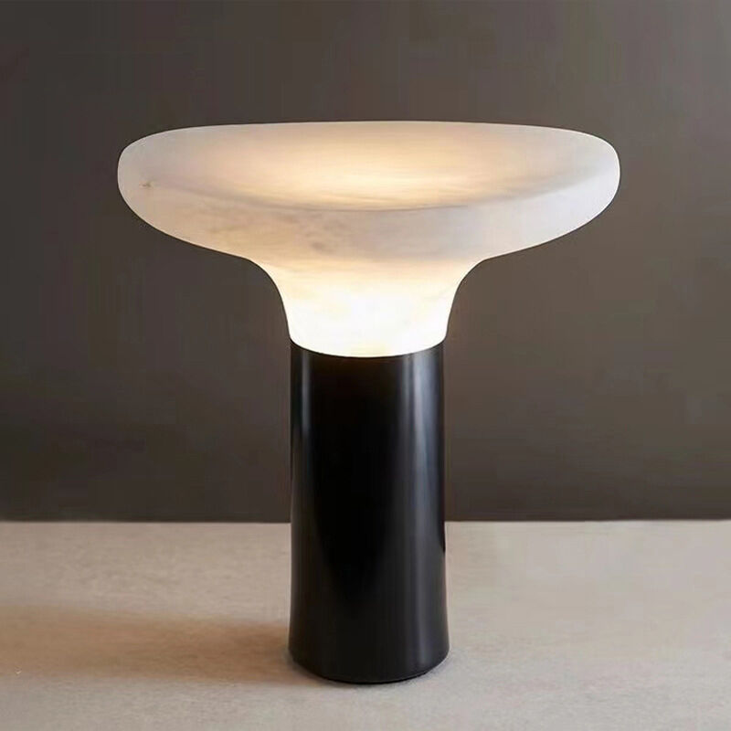 Nordijski minimalistički imitacija Marmor spavaće sobe glava Žuti LED umjetnost stolna lampa