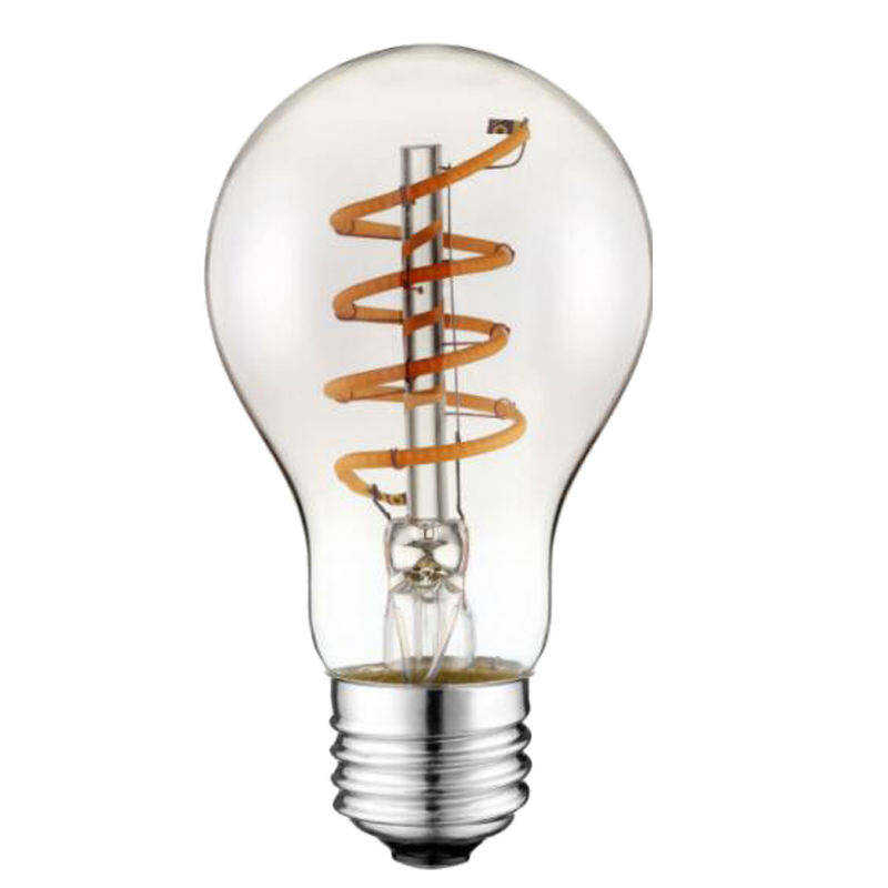 Malinaw na LED na Bulb na May Malambot na Filament na Modelo A19 para sa Pagpapaganda ng Ilaw