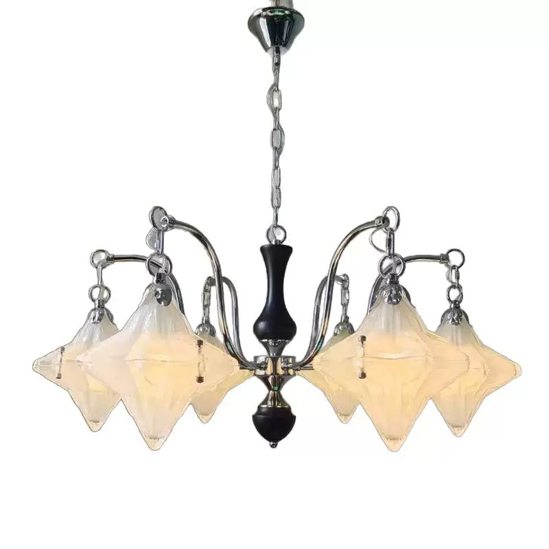 Ვინტაჟური ფრანგული საძინებლის საკანჩელო სინათლე, რკინის მასალის, მოდერნული, მინიმალისტური, კრეატიული,  caრგი ხარისხის ხელოვნური კრემის სტილის, რეტრო იტალიური და ამერიკული სტილი