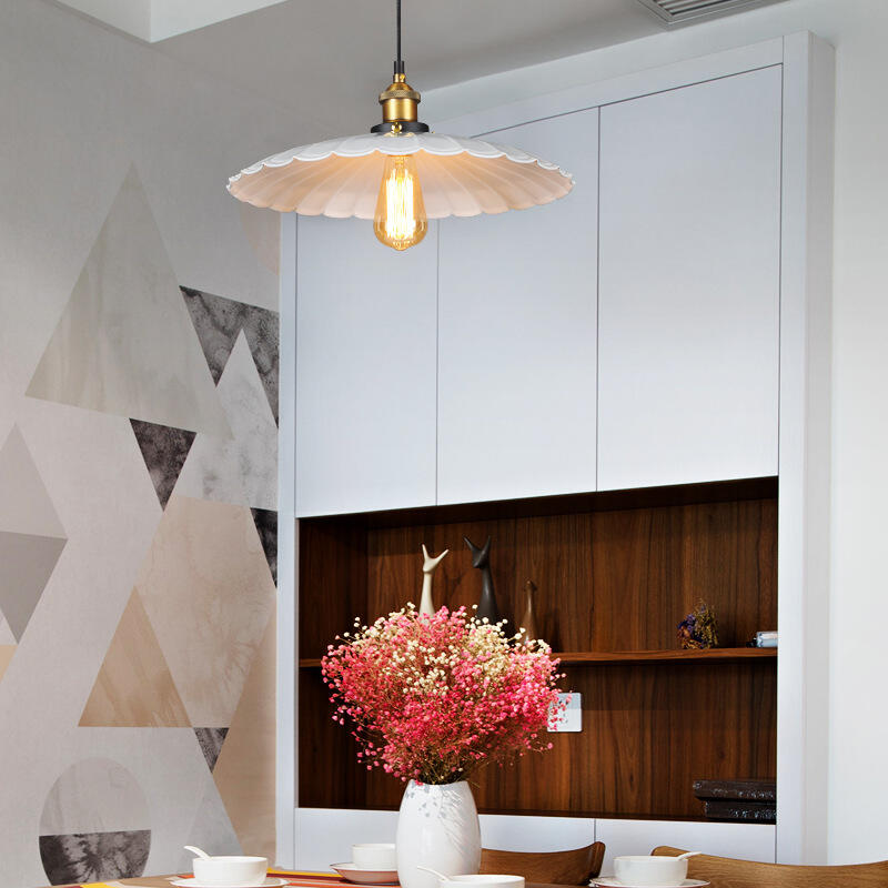 Industrial Black Lace Patterned Iron Circular Lampshade E27 Lamp Holder Pendant Ceiling Lamp