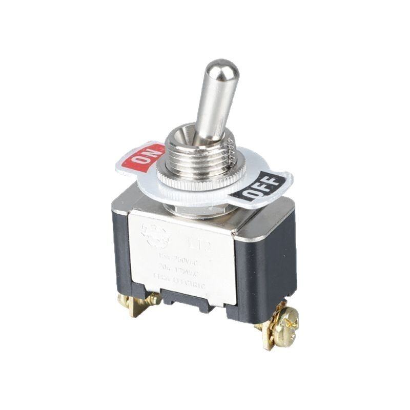 Mabibigat na Nickel-Plated na Brass na Toggle On/Off na Switch para sa Industriyal na Pagkakailaw