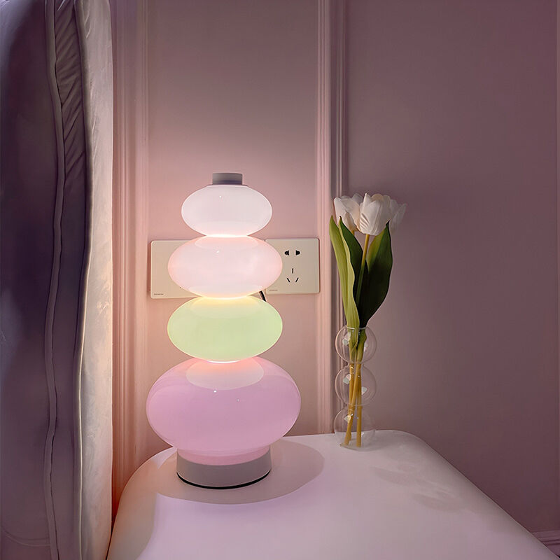 INS Cute Color Macaron Tomatoes on Sticks Living Room Atmosphere Table Lamp