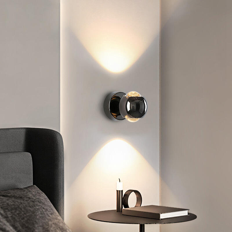 Модерни минималистички кућни креветни крутни декоративни алуминијумски куповни ѕидни лампа