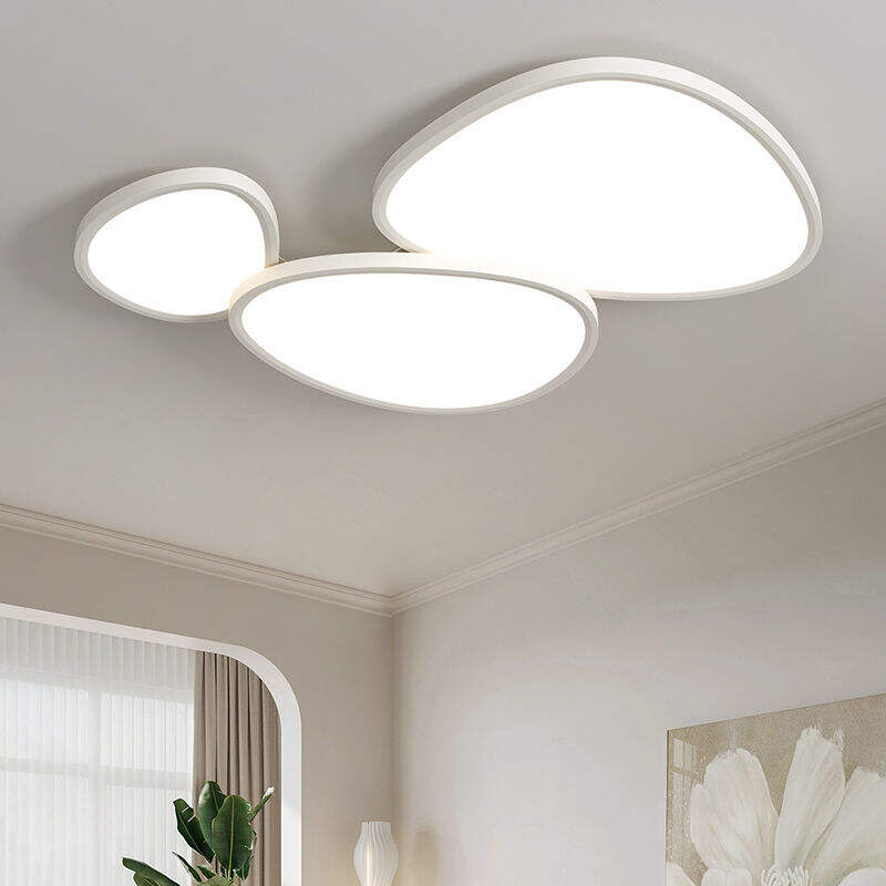 Modern minimalist creative pebble ceiling light study bedroom light