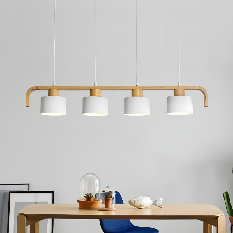 Colorful Macaron Muti-heads Pendant Lihgt for Living Room Dining Room Decor