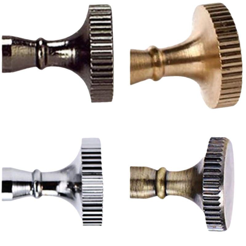 Maraming Kulay na Brass na Knob na Switch na Handle para sa Lamp Holder na may Panloob na Thread